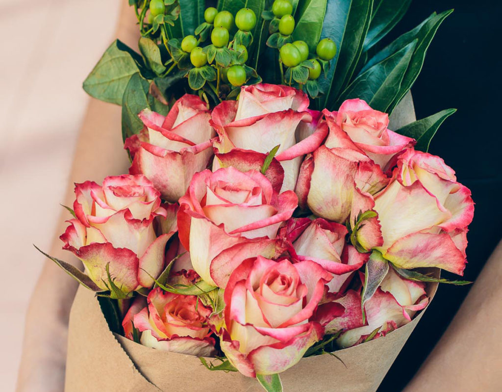 Rose flower bouquet