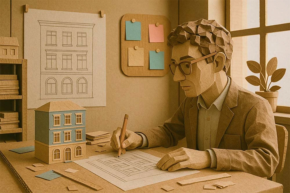 نکات طراحی نمای ساختمان برای کارفرماها؛ از سفارش طراحی تا تایید نما