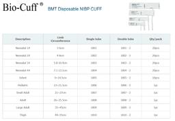 BMT یکبار مصرف NIBP CUFF