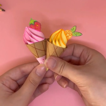 کاردستی بستنی