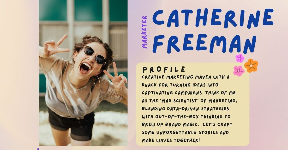 رزومه با قالب فانتزی و شلوغ