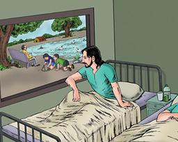 داستان کوتاه پنجره بیمارستان و دو بیمار