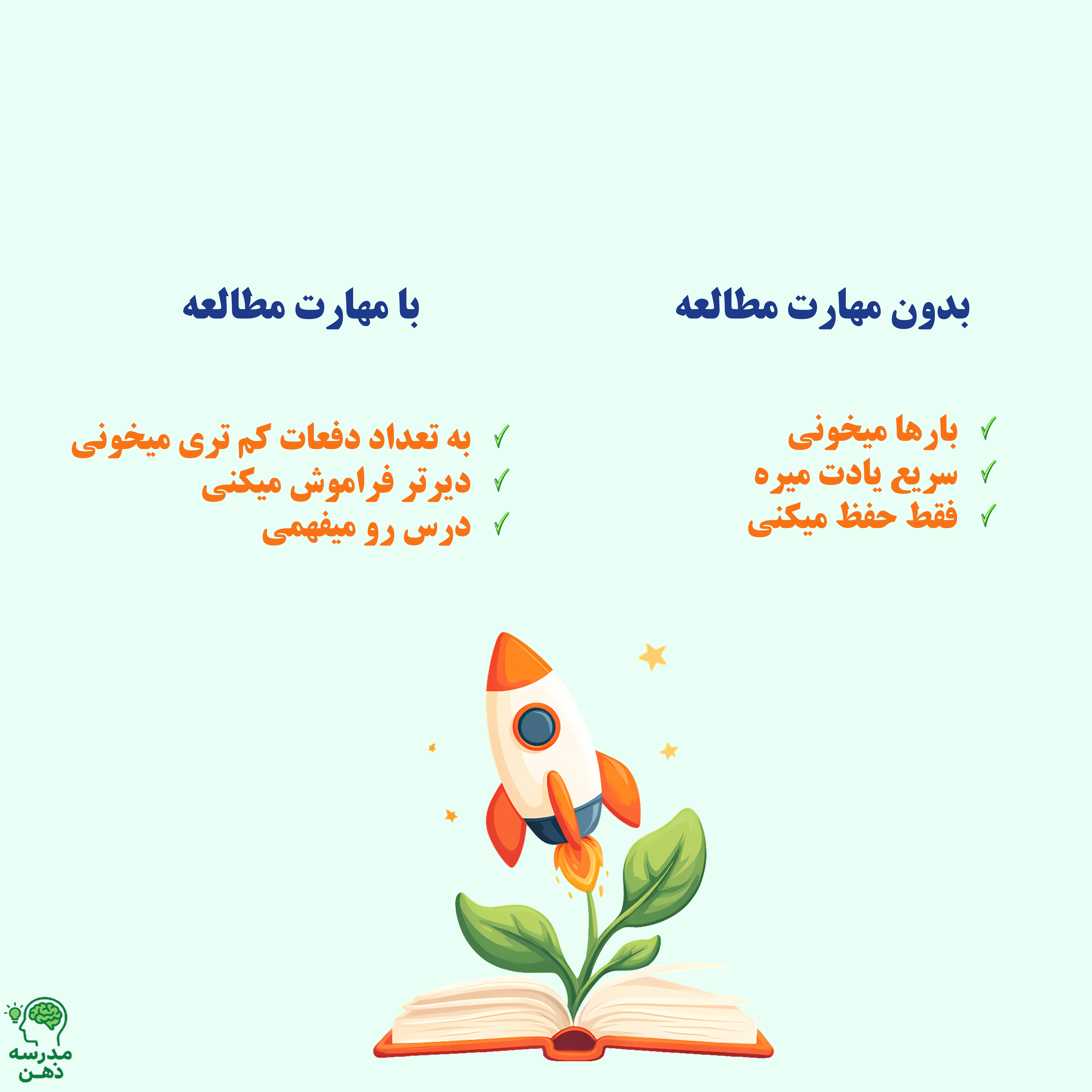 مهارت مطالعه رو یادبگیر!