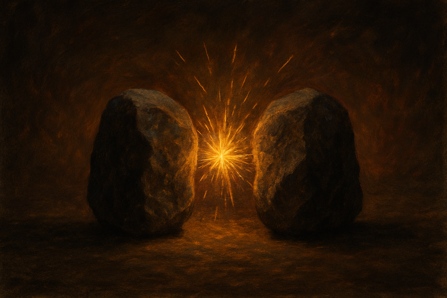 آن و او همچنان جرقه‌وار به یکدیگر نزدیک می‌شوند و از هم دور می‌افتند.