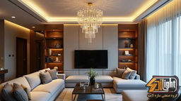 نورپردازی سقف پذیرایی مدرن، ایده ها و نکات طراحی برای یک فضای زیبا و خاص