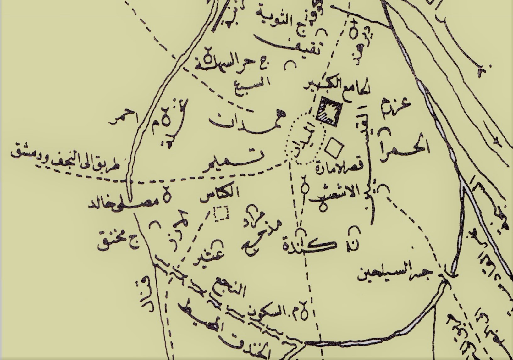 نقشۀ تاریخی کوفه