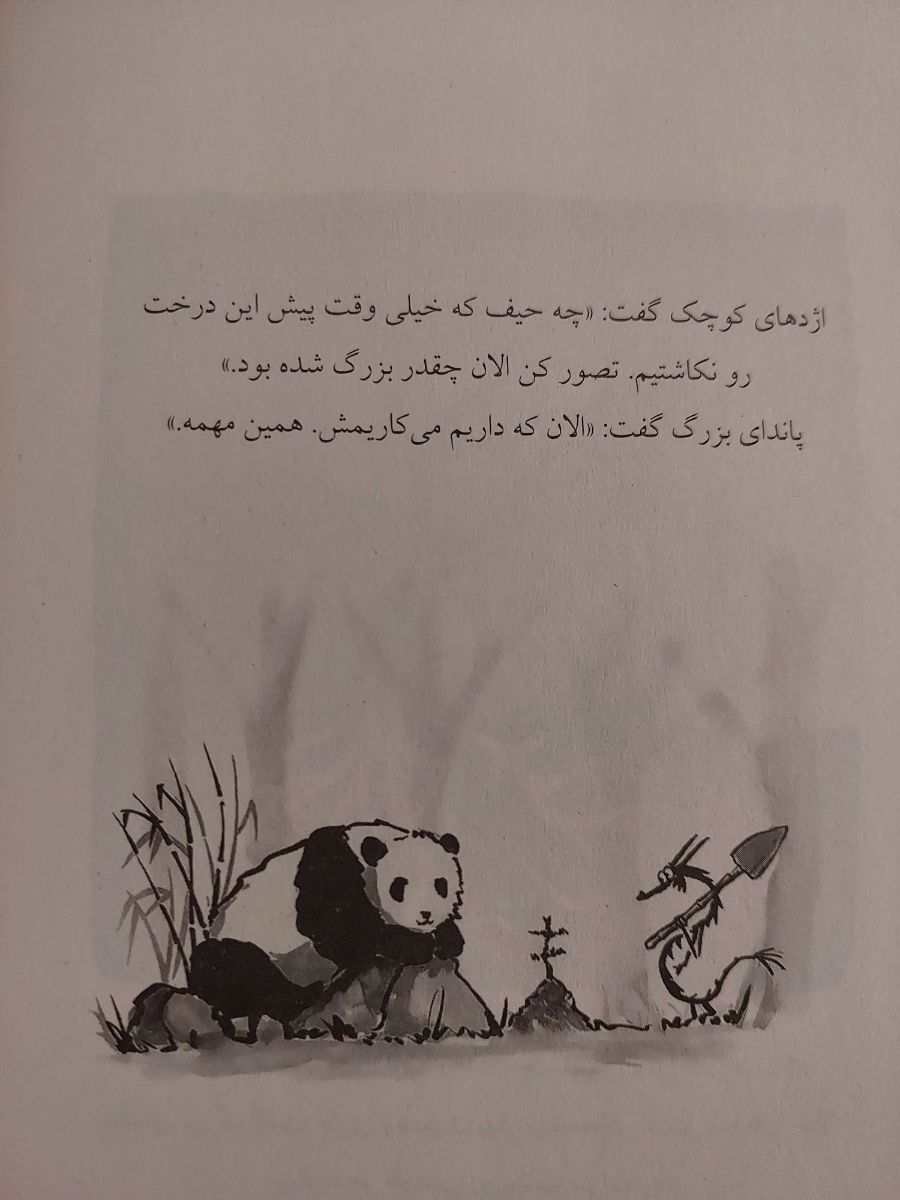 چه حیف که خیلی وقت پیش این درخت رو نداشتیم. تصور کن الان چقدر بزرگ شده بود.