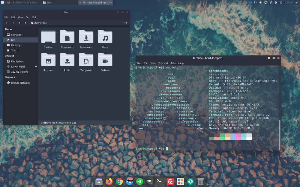 XFCE With Gala wm