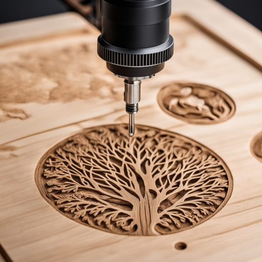 حکاکی و برش چوب با دستگاه لیزر