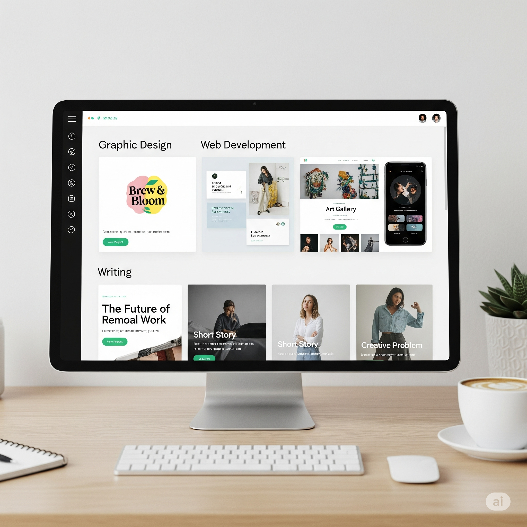 چگونه یک نمونه‌کار (پورتفولیو) جذاب و حرفه‌ای بسازیم؟