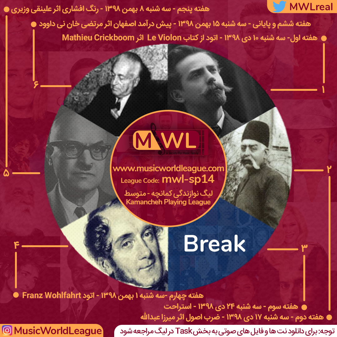 قطعات رقابتی در جشنواره کمانچه نوازی