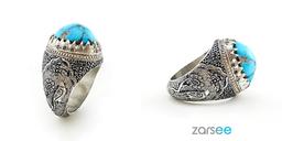 انگشتر نقره مردانه دست ساز فاخر