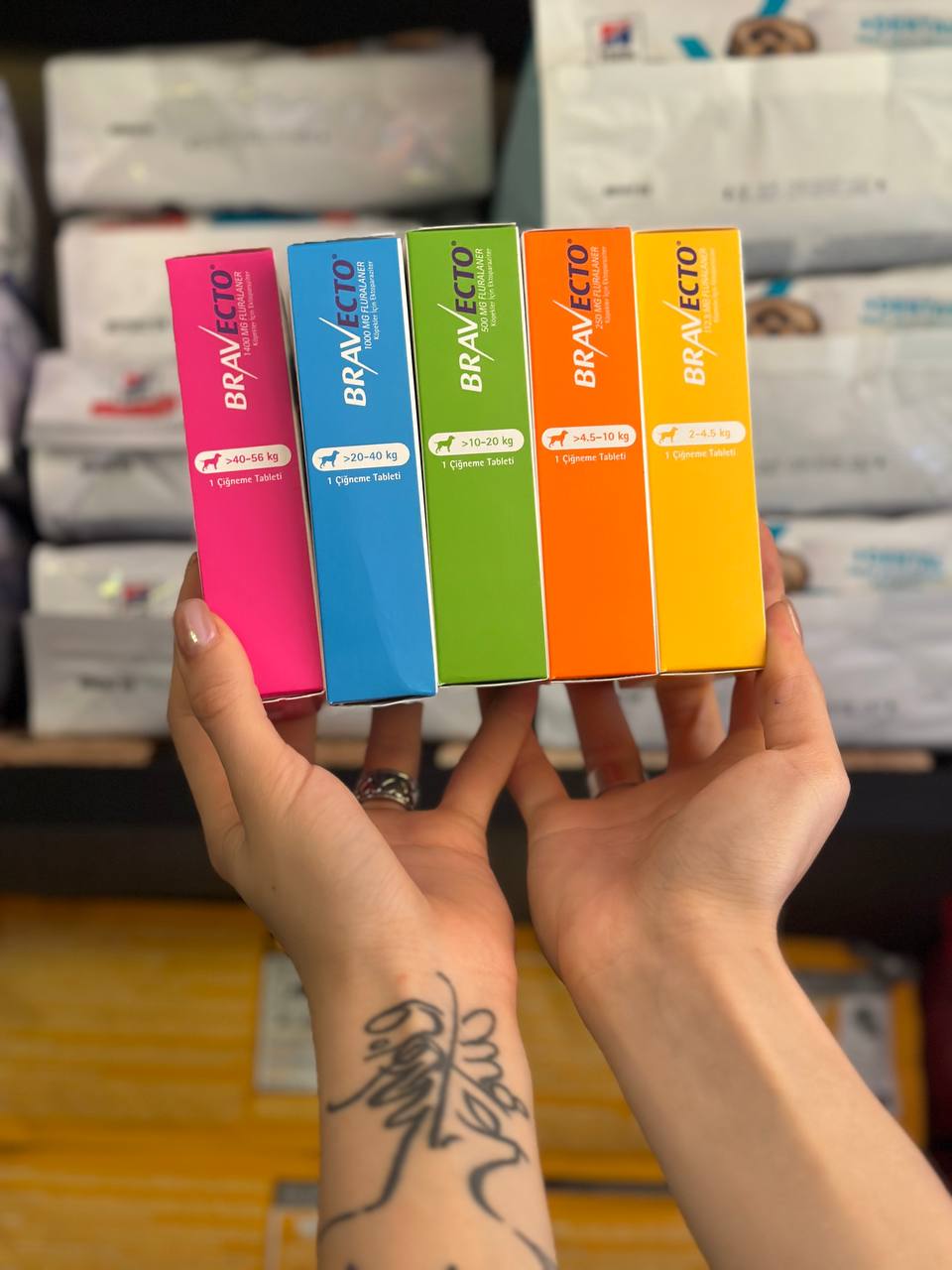 5 دسته بندی برای دوزهای قرص براوکتو