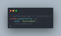 نحوه تغییر global environment بعد از build پروژه های react