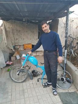 بازسازی کامل موتور  رکس عطیقه توسط محمد رضا زنگنه عزیزالله