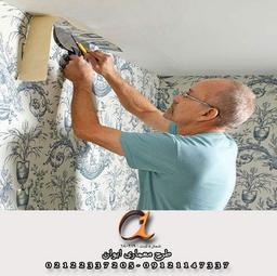 آموزش نصب کاغذ دیواری