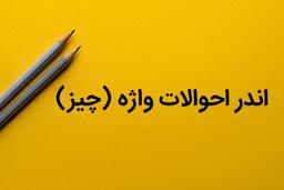 اندر احوالات واژه (چیز)