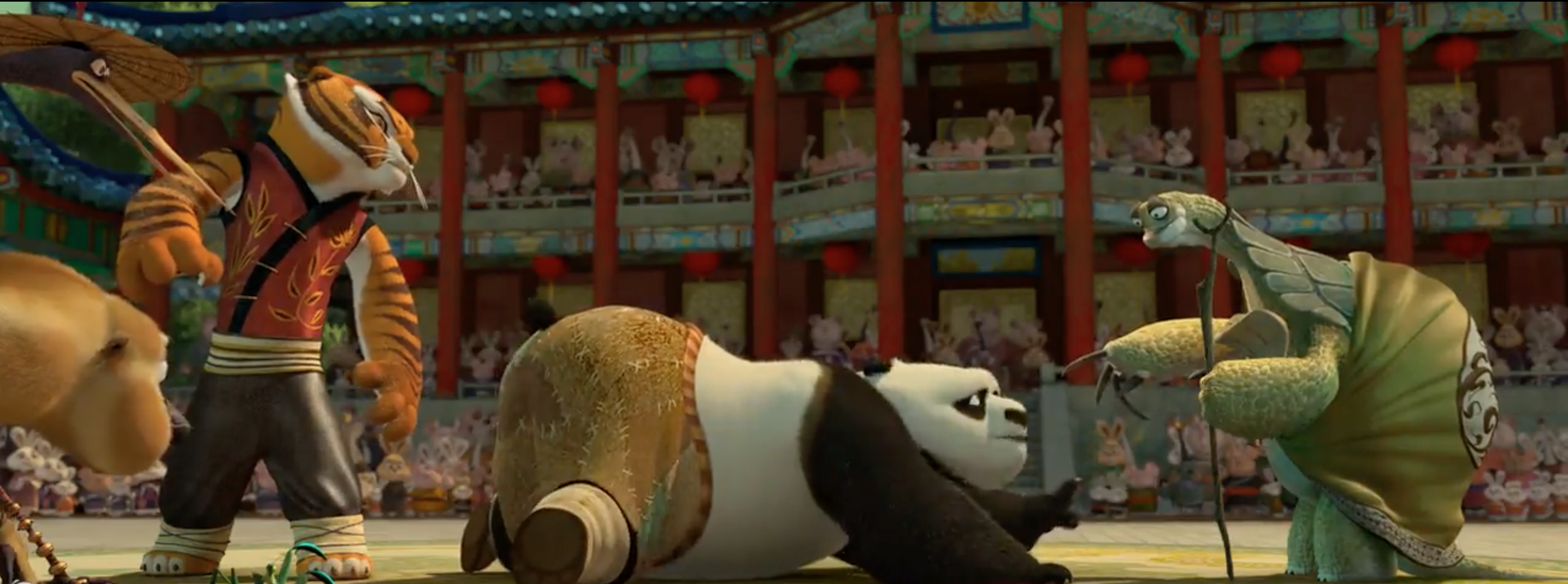 لحظه انتخاب شدن پاندا.