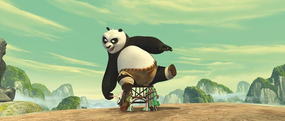 صندلی موشکی پاندا برای گذر از دیوار میدان مسابقه انتخاب جنگجوی اژدها