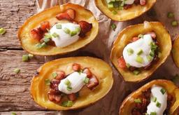 طرز تهیه سیب زمینی سرخ کرده به روش رستورانی با ژامبون