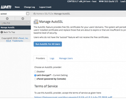 چگونه از letsencrypt در whm به صورت autossl استفاده کنیم؟
