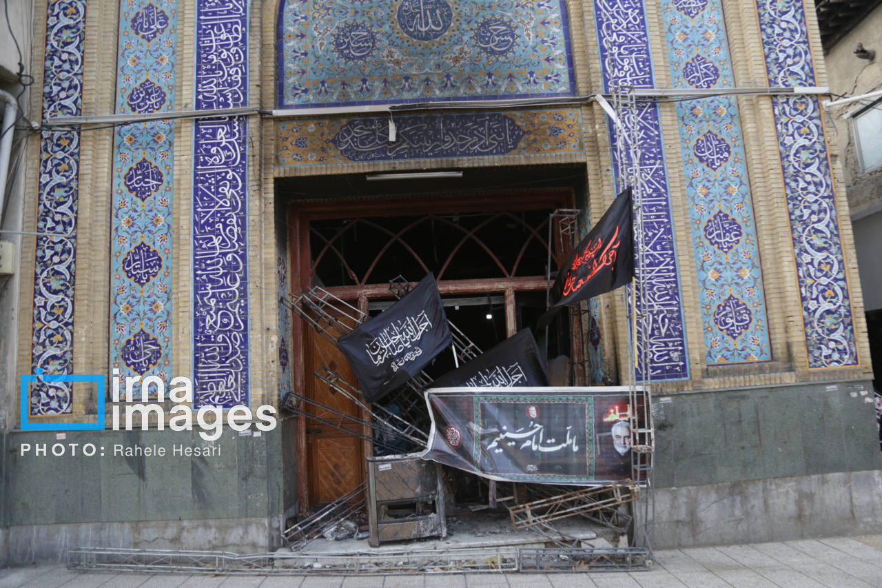 آسیب وارد شده به اماکن مذهبی - گرگان دی ماه 1404