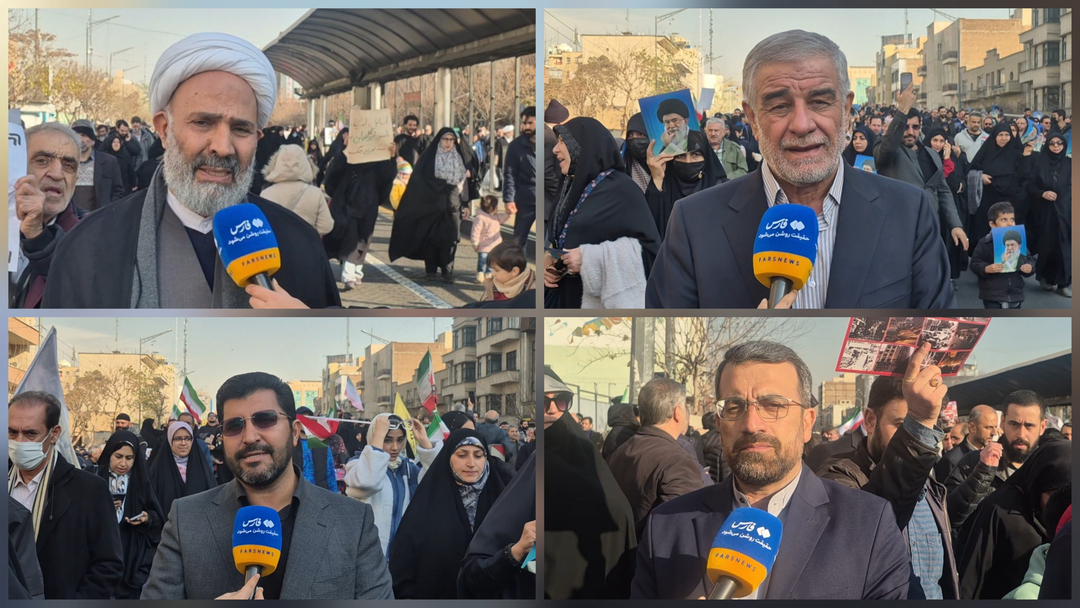 حضور مسئولان در جمع مردم