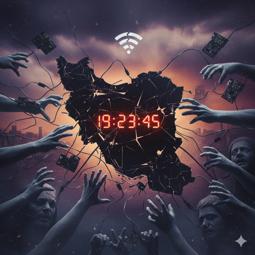 20 روز تاریکی دیجیتال | اثر ai | Gemini - Nano Banana