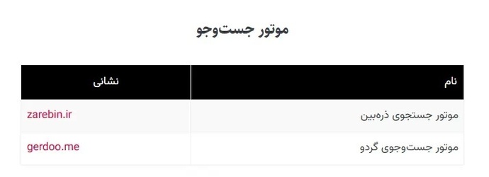 موتور جست وجو