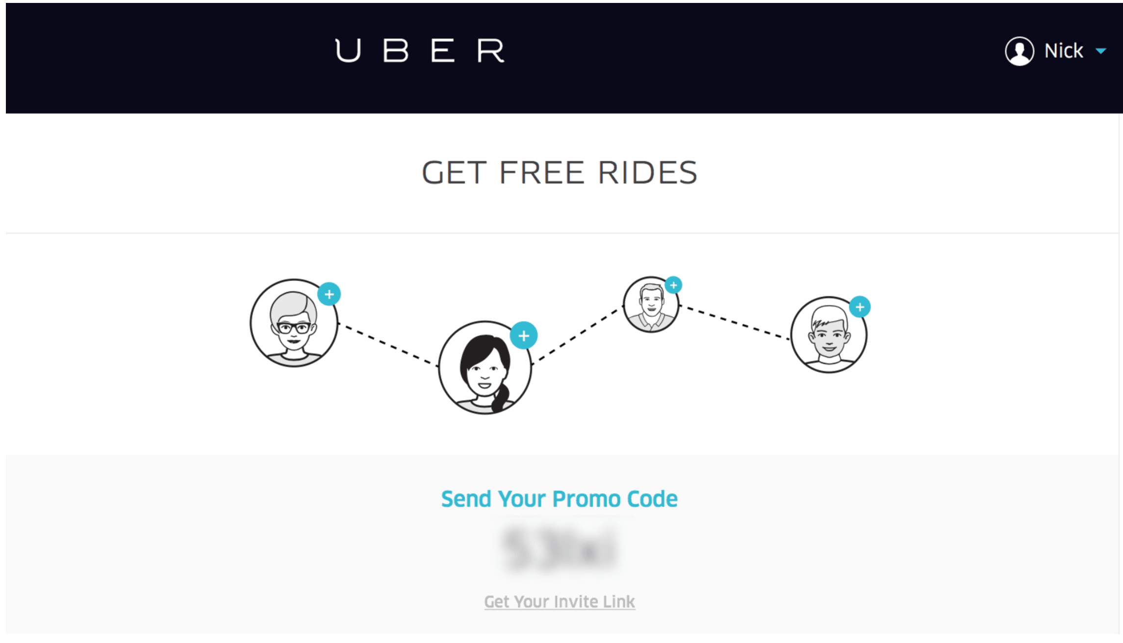 برنامه ریفرال اوبر