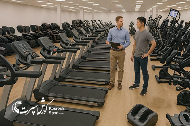فروشگاه بزرگ کورش اسپرت تردمیل، دوچرخه ثابت، الپتیکال، ماساژور، ماساژور پا و صندلی ماساژ